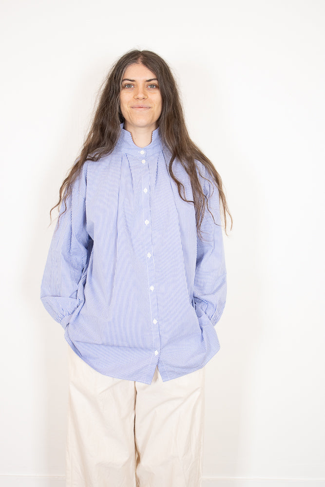 Gallego Desportes Antik Shirt in Blue Stripes