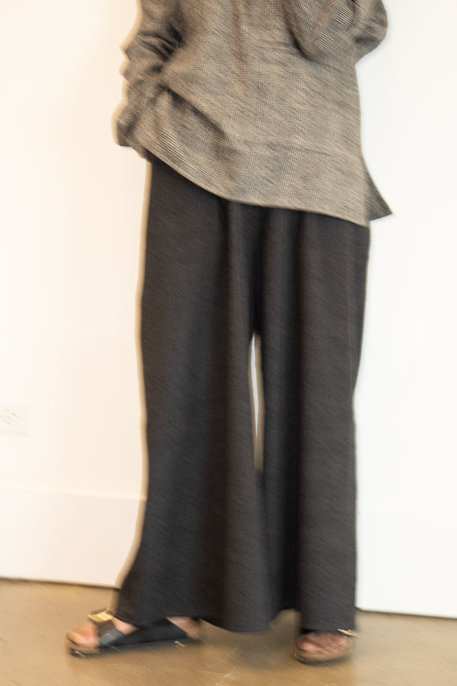 Sofie D'Hoore Palau Pants in Charcoal Plaid