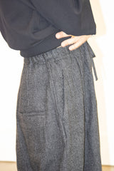 Sofie D'Hoore Palau Pants in Charcoal Plaid