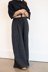 Sofie D'Hoore Palau Pants in Charcoal Plaid