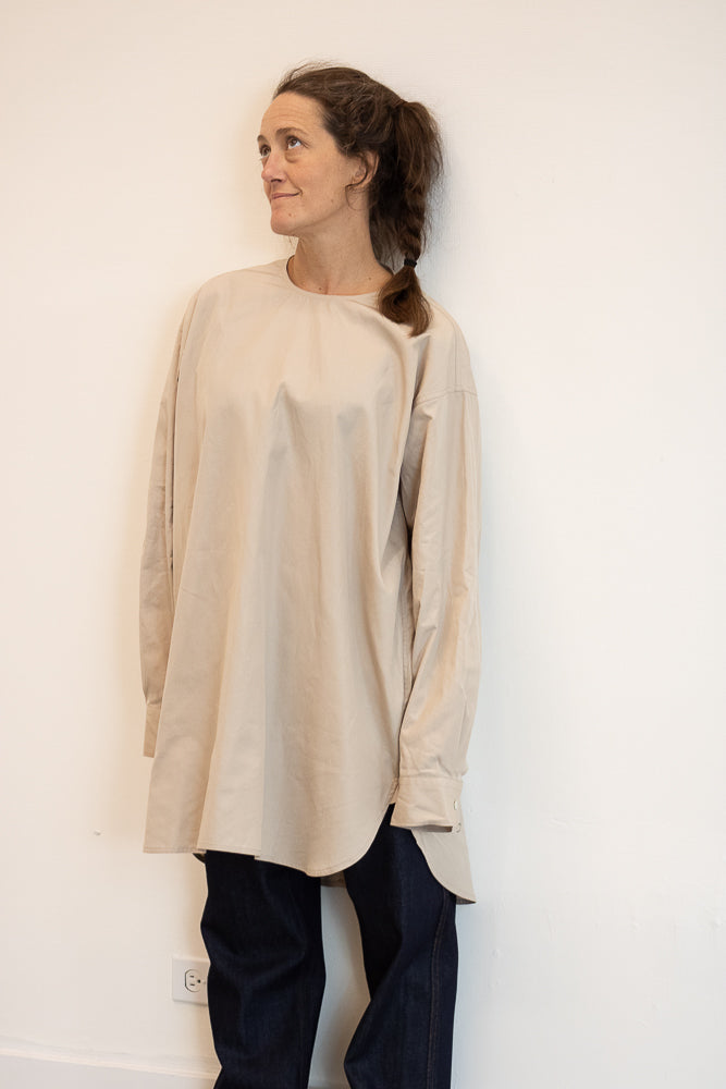 Sofie D'Hoore Barden Top in Stone