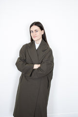 Gallego Desportes Long Coat in Green