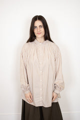 Gallego Desportes Antik Shirt in Beige Stripes