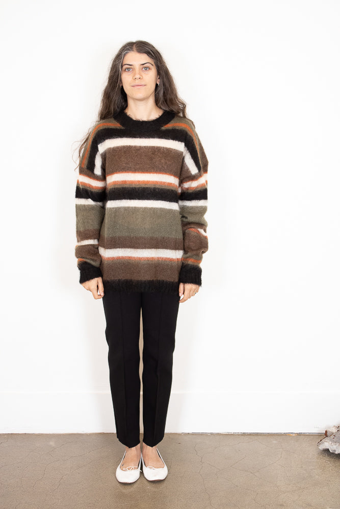 Casey Casey Stripe Mohair Jumper