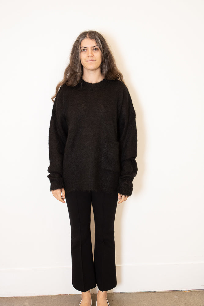 Casey Casey Black Mohair Jumper