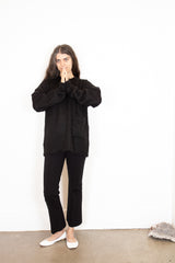 Casey Casey Black Mohair Jumper