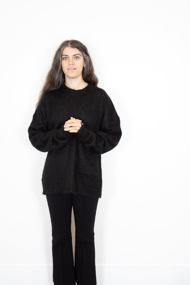 Casey Casey Black Mohair Jumper